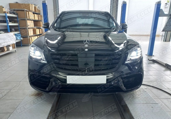 Mercedes-Benz S-Klasse W222 2013 - 2017 Комплект рестайлинга 6.3 AMG с оптикой и решеткой