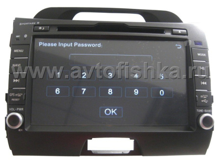 Kia Sportage (10-) автомагнитола с GPS навигацией, штатное головное устройство с HD экраном 8 дюймов, PMS