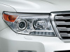 Toyota Land Cruiser 200 (08-15) фары передние линзовые хромированные, с светодиодной подсветкой, BROWNSTONE