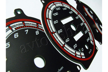 Toyota Celica VI (T20) 1994-1998 светодиодные шкалы (циферблаты) на панель приборов