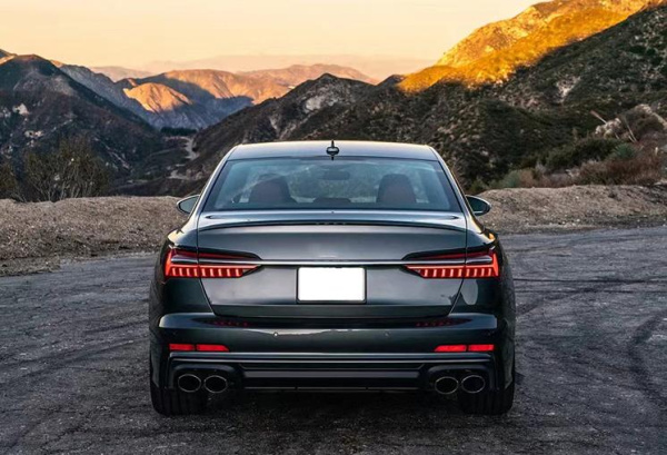 Диффузор S6 с насадками для Audi A6 S-line 2019+