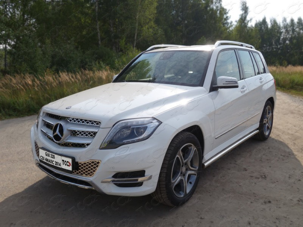 Mercedes-Benz GLK-Klasse (12–) Пороги труба 60,3 мм