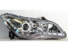 Honda Civic VIII (06-) фары передние линзовые хромированные, со светящимися ободками и светодиодной подсветкой, комплект 2 шт.