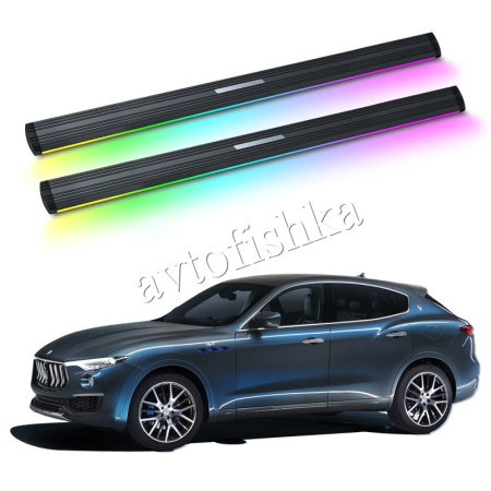 Maserati Levante (17-) выдвижные электропороги с LED подсветкой