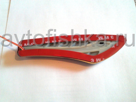 Универсальные желтые светодиодные повторители поворотов на крылья стиль 350Z, комплект 2 шт.