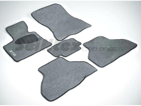 Toyota Corolla (06-) ворсовые коврики на резиновой основе