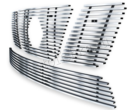 Nissan Pathfinder, Navara R51 (05-10) накладка на решетку радиатора и переднего бампера