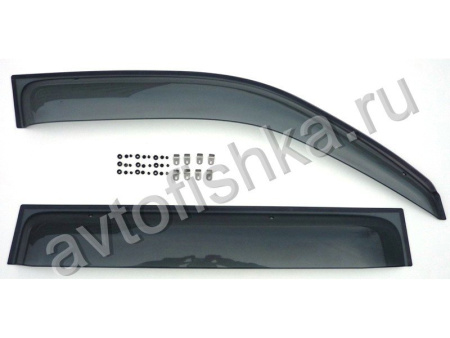 Toyota Land Cruiser 100, Lexus LX470 (98-07) дефлекторы окон темные, боковые ветровики, комплект 4 шт.