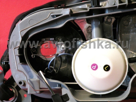 Mercedes E W210 (95-99) фары передние линзовые черные, под корректор, комплект 2 шт.