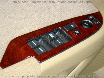 Декоративные накладки салона Honda Odyssey 2005-н.в. полный набор, без навигации система, Didital AC Control