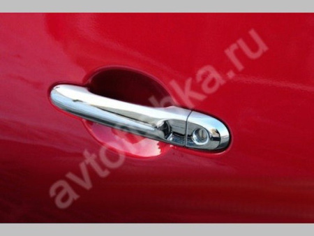 Nissan Juke (2010-) хромированные накладки на дверные ручки из нержавеющей стали