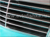Mercedes W201 (82-93) 190E 190D решетка радиатора черная, дизайн "Авангард", с хромированной рамкой.