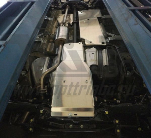 Honda CR-V (15–) Защита днища, из 3 частей, алюминий 4 мм (V-2,4)