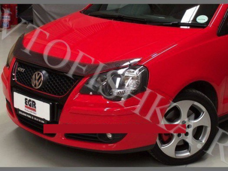 Дефлектор капота темный VW Polo 2005-2009