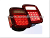 Jeep Wrangler (81-05) фонари задние светодиодные красные, комплект 2 шт.