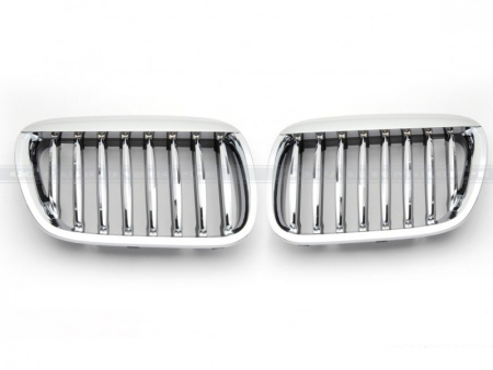 BMW X5 E53 (1998-2003) решетка радиатора хромированная, дизайн X5 E70