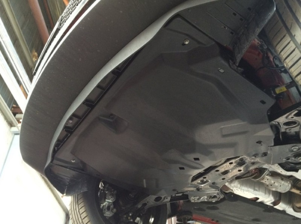 Kia Soul (13–) Защита картера двигателя и кпп, композит 6 мм (V-все, кроме диз. двиг.)