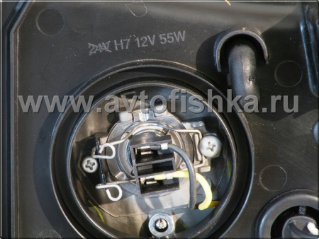 Toyota Land Cruiser 100 (98-05) фары передние черные матовые, с совмещенными поворотниками, комплект 2 шт.