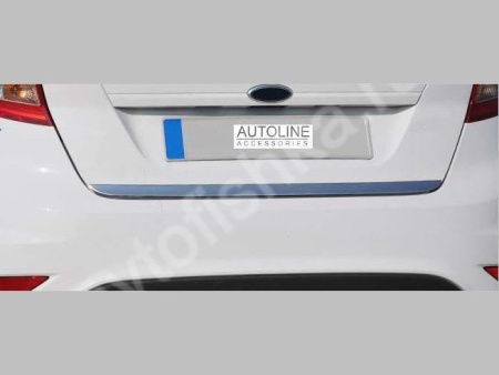 Ford Fiesta (2009-) накладка на кромку крышки багажника из нержавеющей стали, 1 шт.