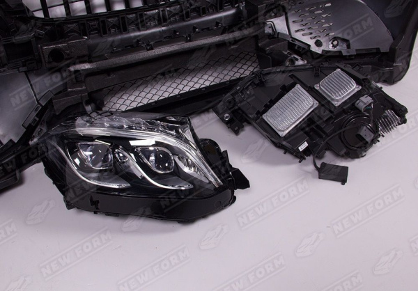 Mercedes-Benz GL-Klasse X166 2012 - 2016 Комплект полной внешней переделки автомобиля Mercedes GL X166 в Mercedes GLS X166.