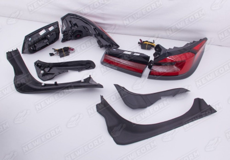 BMW 5 серия G30/G31 2016 - 2020 комплект рестайлинга М5 для переделки черныые насадки