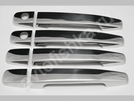 Mercedes E class W210 (1995-2002) накладки на ручки дверей из нержавеющей стали, 4 шт.