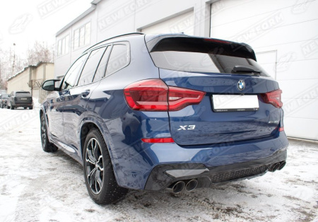 BMW X3 G01 2017 - 2021 Диффузор заднего бампера M