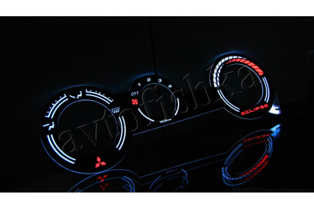 Mitsubishi Eclipse 2G светодиодные шкалы (циферблаты) на климат