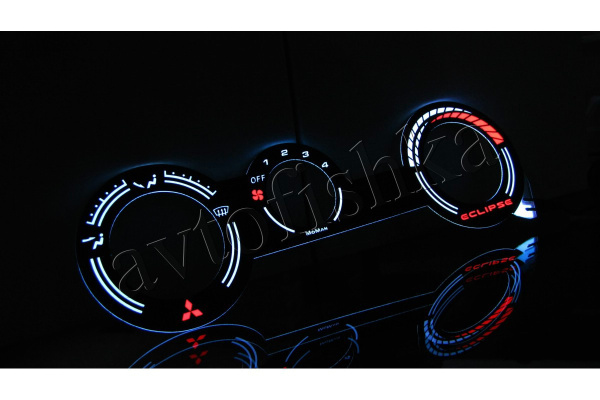 Mitsubishi Eclipse 2G светодиодные шкалы (циферблаты) на климат