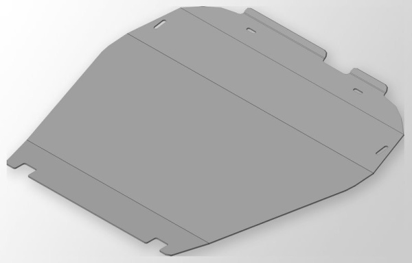 Chevrolet Captiva (13–) Защита картера (алюминий) 4 мм