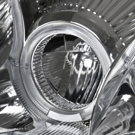 Mitsubishi Eclipse 2000-2005 фары линзовые хром с ангельскими глазками