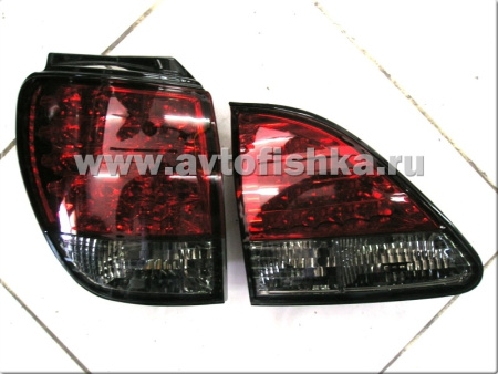 Lexus RX300 (97-03) фонари задние светодиодные красно-тонированные, комплект 2 шт.