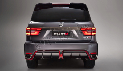 Nissan Patrol Y62 (10 - 17) рестайлинг комплект с обвесом NISMO 2020