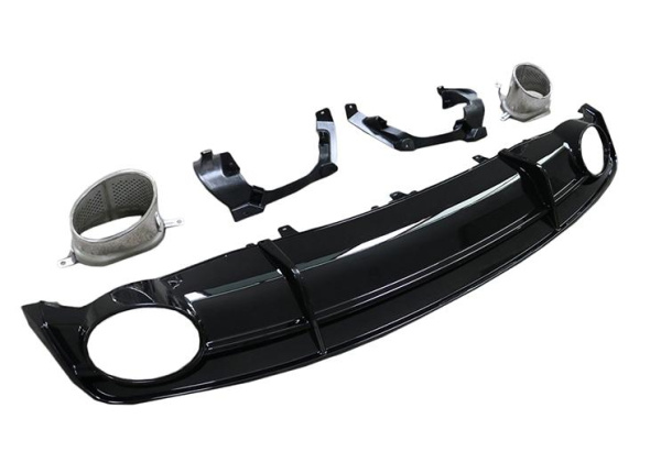 Диффузор RS7 с насадками для Audi A7 штатная 2016-2018