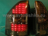 Mitsubishi Pajero 3 (2003-2006) фонари задние светодиодные тонированные, комплект 2 шт.