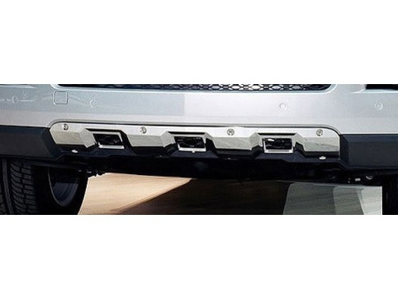 Mercedes-Benz GL class (2009-) хромированная накладка на передний бампер, нержавеющая сталь