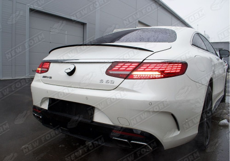 Mercedes-Benz S-Klasse C217 рестайлинг 2017 - н.в. Спойлер