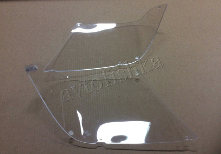 Защита передних фар прозрачная Nissan Pathfinder, Navara R51 (05-10)