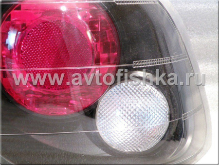 Honda Civic (96-98) 4 дв. фонари задние черные, комплект 2 шт.