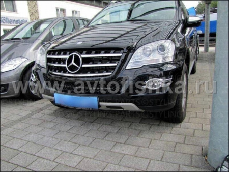 Mercedes-Benz W164 ML (09-), X164 GL (10-) рамки противотуманных передних фар хромированные, овальные, комплект 2 шт.