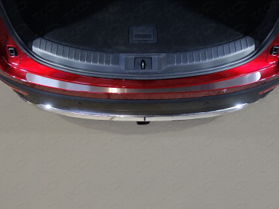 Mazda CX-9 (17–) Накладка на задний бампер (лист шлифованный)