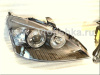 Ford Focus 1 (98-04) Europe+USA фары передние линзовые черные, со светящимися ободками, под ксенон, комплект 2 шт.