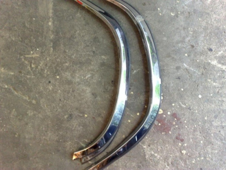 Mercedes Benz W126 накладки на арки крыльев из полированной нержавеющая сталь, комплект 4 шт.