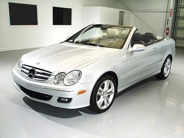 Mercedes CLK W209 (03-09) решетка радиатора серебристая, дизайн Big Star, стиль CL, 3 ламели.