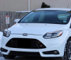 Ford Focus 3 (12-13) фары передние черные линзовые, ДХО подсветкой