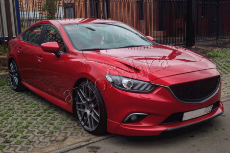 Mazda 6 (13 – 18) капот SkyActivSport (с прорезаными жабрами)