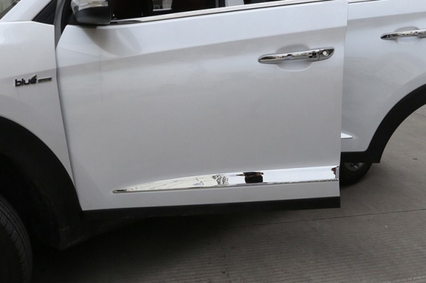 Hyundai Tucson (16–) Молдинги на двери, 4 части, ABS хром.