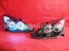 Lexus ES300-350 (01-06) фары передние линзовые черные, со светящимися ободками, комплект 2 шт.