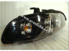 BMW 5 E39 (95-) фары передние линзовые черные, со светящимися ободками, с моторами электрокорректора, комплект 2 шт.