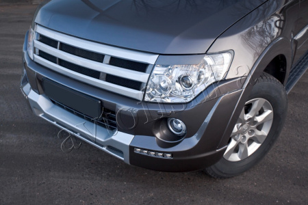 Mitsubishi Pajero 4 (06 – 15) накладки | реснички на фары